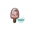 Parche termoadhesivo con lentejuelas - Serie Helado