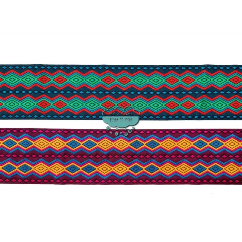 Cinta tejida doble - Serie Deva Mercería Lluvia de Ideas