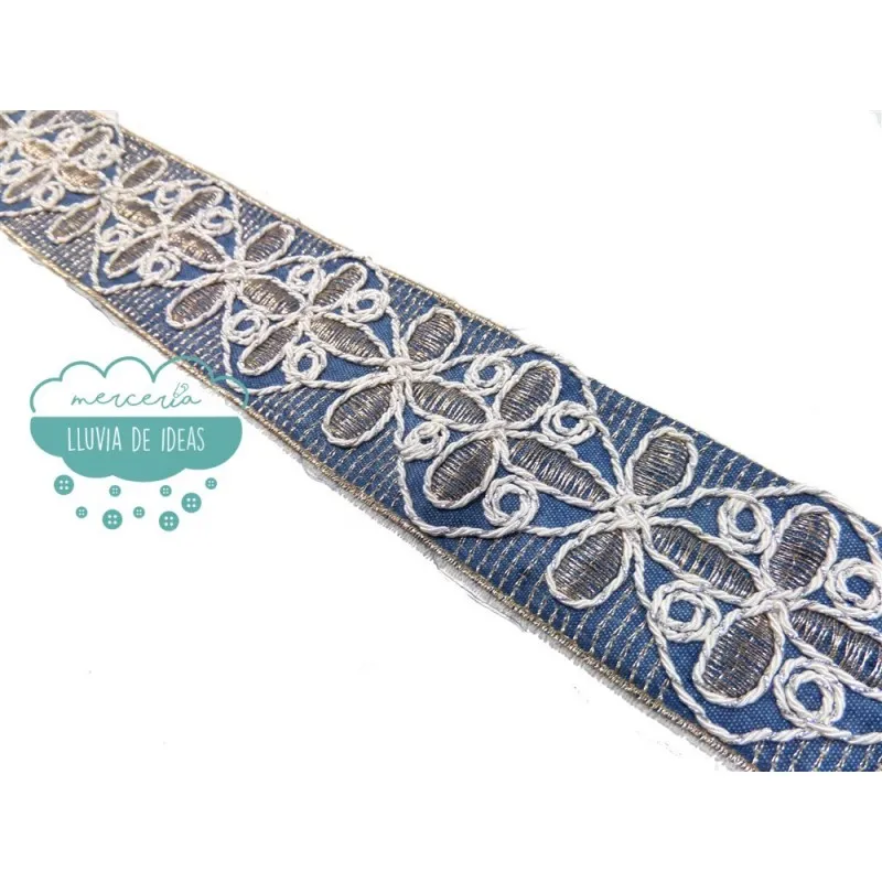 Pasamanería bordada tejana - Serie Margaret