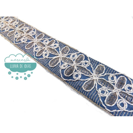 Pasamanería bordada tejana - Serie Margaret