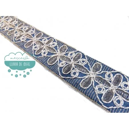 Pasamanería bordada tejana - Serie Margaret