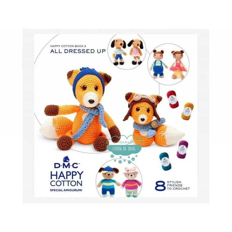 Mini libro Happy Cotton Book Nº2 Amigurumi - DMC