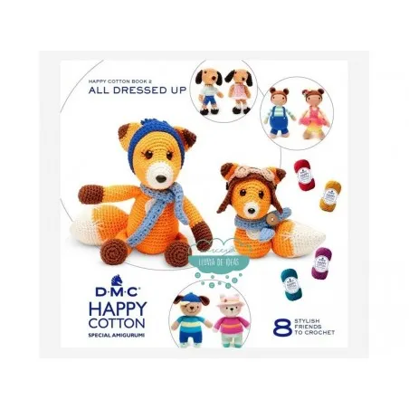 Mini libro Happy Cotton Book Nº2 Amigurumi - DMC