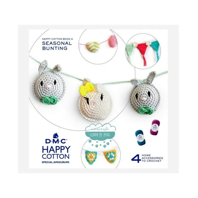 Mini Libro Happy Cotton Book Nº4 Amigurumi - DMC