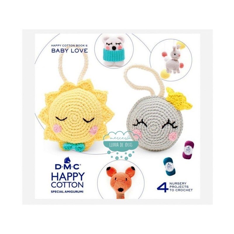 Mini libro Happy Cotton Book Nº5 Amigurumi - DMC Mini libro Happy Cotton Book Nº5 Amigurumi - DMC