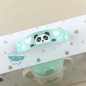 Vajilla infantil personalizada de 5 piezas - Panda color menta