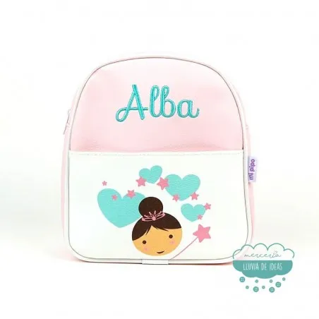 Mochila Hada personalizada 🌧️Mercería Lluvia de Ideas
