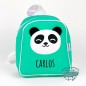 Mochila infantil personalizada - Panda color mint Mochila infantil personalizada - Panda color mint