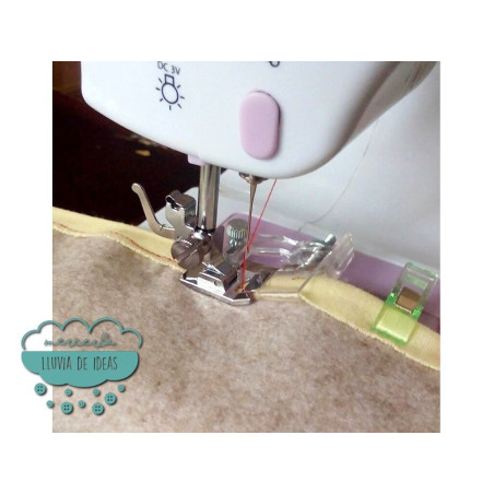 Prensatelas doméstico base para bies ajustable