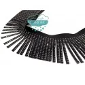 Fleco de antelina con tachas (efecto strass) - Serie Rolling