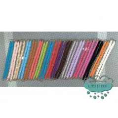 Asas trenzadas de polipiel para bolsos - Surtido de colores
