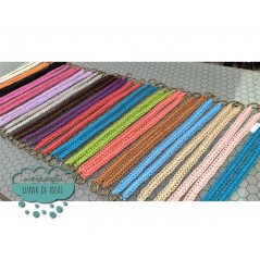 Asas trenzadas de polipiel para bolsos - Surtido de colores