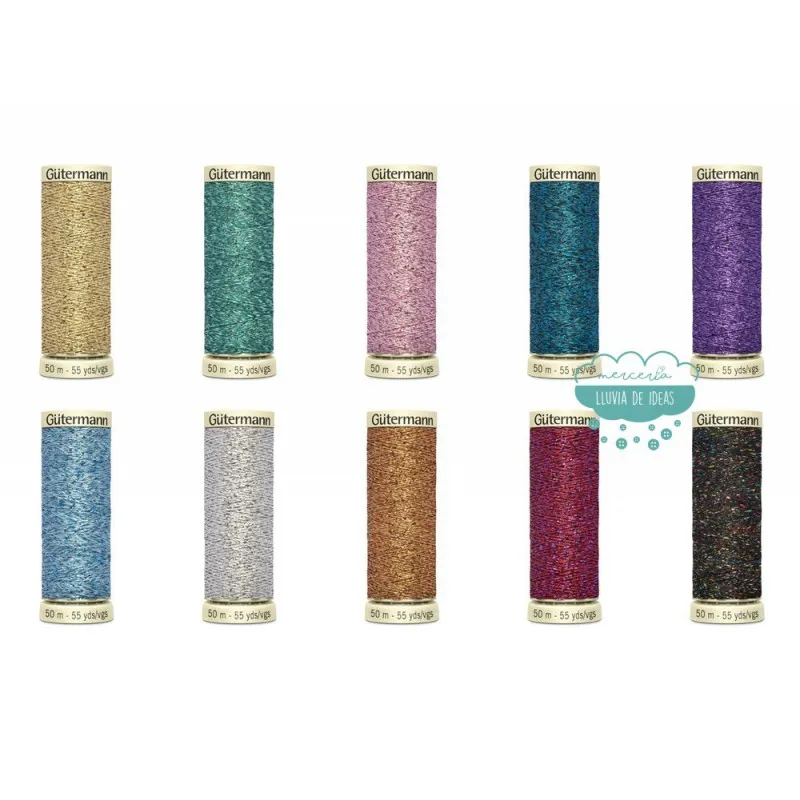 Hilo efecto metalizado W331 50 m. - Gütermann
