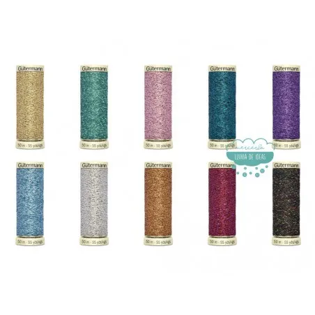 Hilo efecto metalizado W331 50 m. - Gütermann