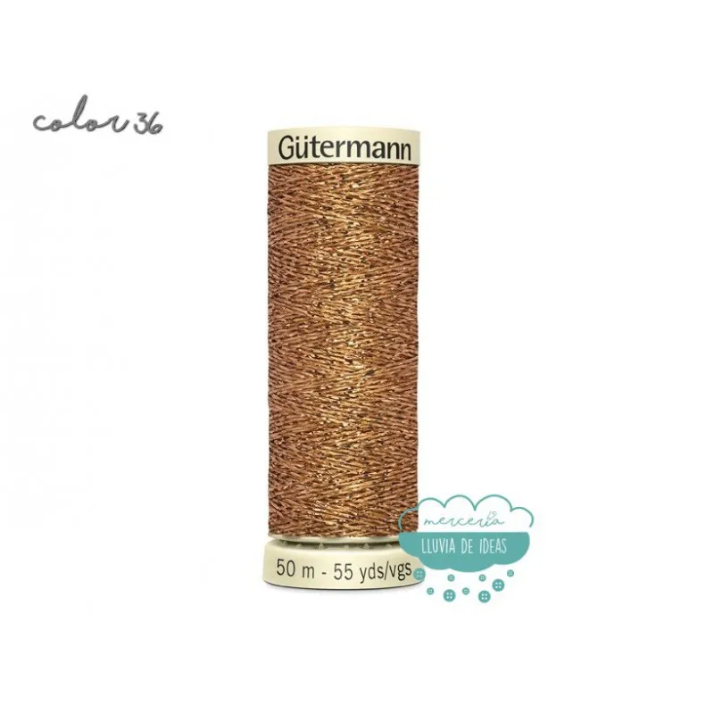Hilo efecto metalizado W331 50 m. - Gütermann