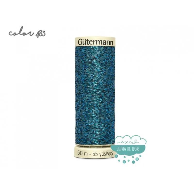Hilo efecto metalizado W331 50 m. - Gütermann