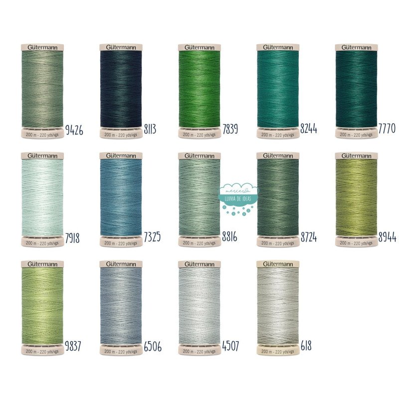 Gutermann Algodón 100mt | Martín Bordador | Kits Y Lienzos Para Bordar