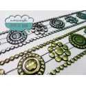 Pasamanería de fantasía  Serie Sheriff DISPONIBLE EN ORO Mercería Lluvia de Ideas