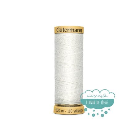 Hilo algodón 100% CNe50 100 m. - Gütermann