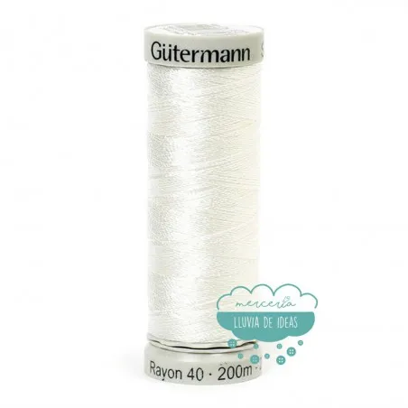 Hilo Rayon 40 para bordar Gütermann