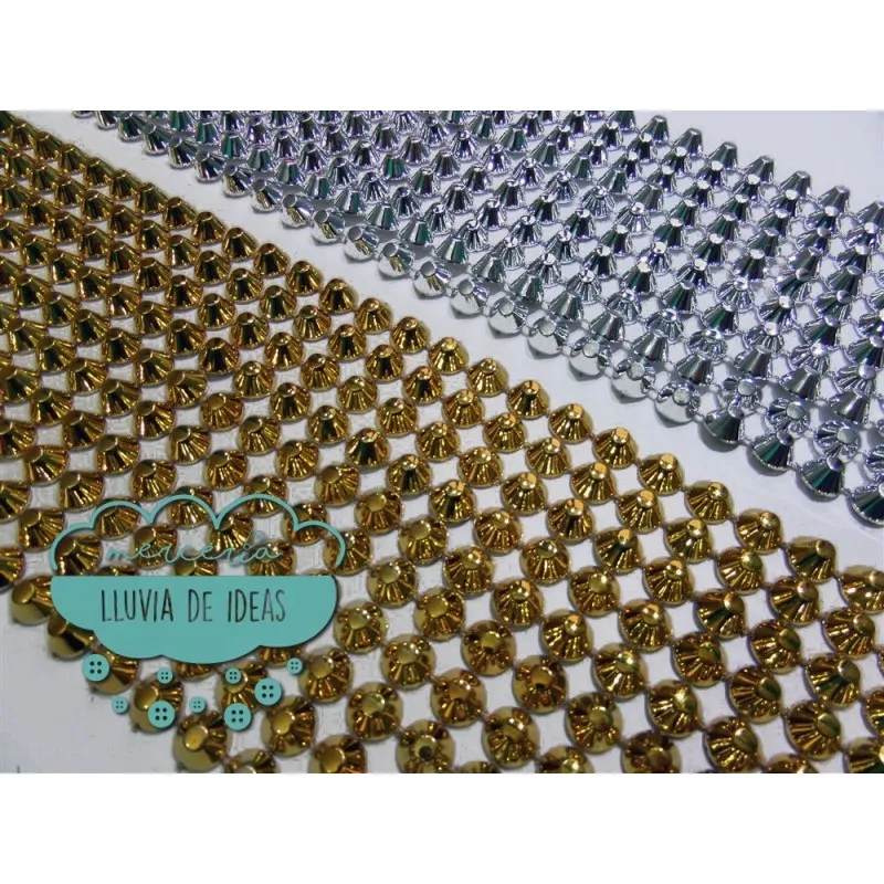 Pasamanería de tachas 10 líneas - Serie Michael Mercería Lluvia de Ideas