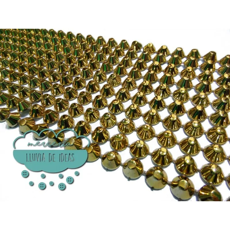 Pasamanería de tachas 10 líneas - Serie Michael Mercería Lluvia de Ideas