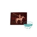 Parche bordado termoadhesivo - Serie Caballo rectangular
