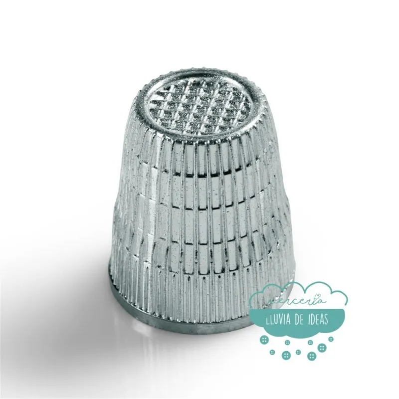 Dedal con borde antideslizante plateado - Prym Prym