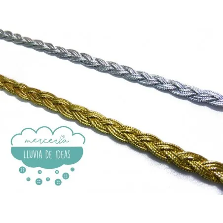Pasamanería metalizada - Serie Trenzas