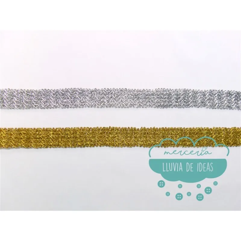 Pasamanería metalizada - Serie Ondas