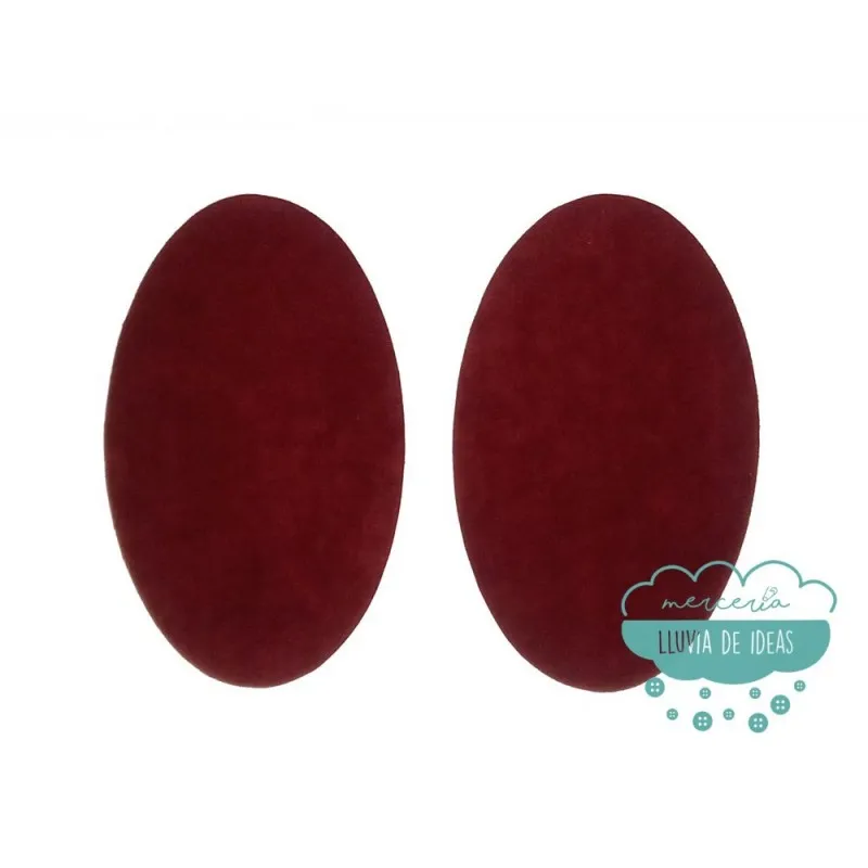 Coderas / Rodilleras termoadhesivas de antelina adulto - Colores lisos