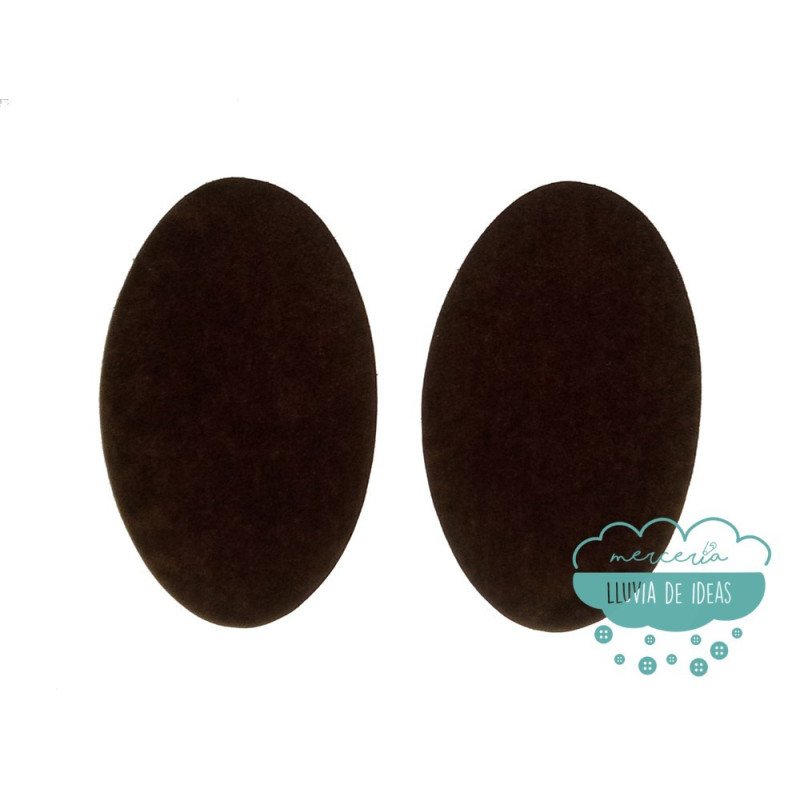 Coderas / Rodilleras termoadhesivas de antelina adulto - Colores lisos