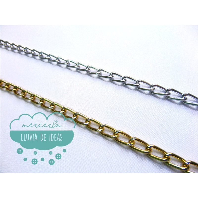Cadena de aluminio grosor medio - Serie Graciela