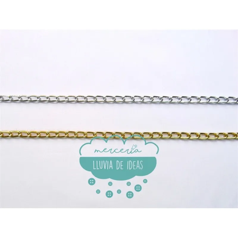 Cadena de aluminio grosor medio - Serie Graciela