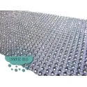 Pasamanería círculos imitación strass 24 líneas - Color plata Mercería Lluvia de Ideas