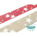 Cintas decorativas de estrellas - Serie estrellas blancas