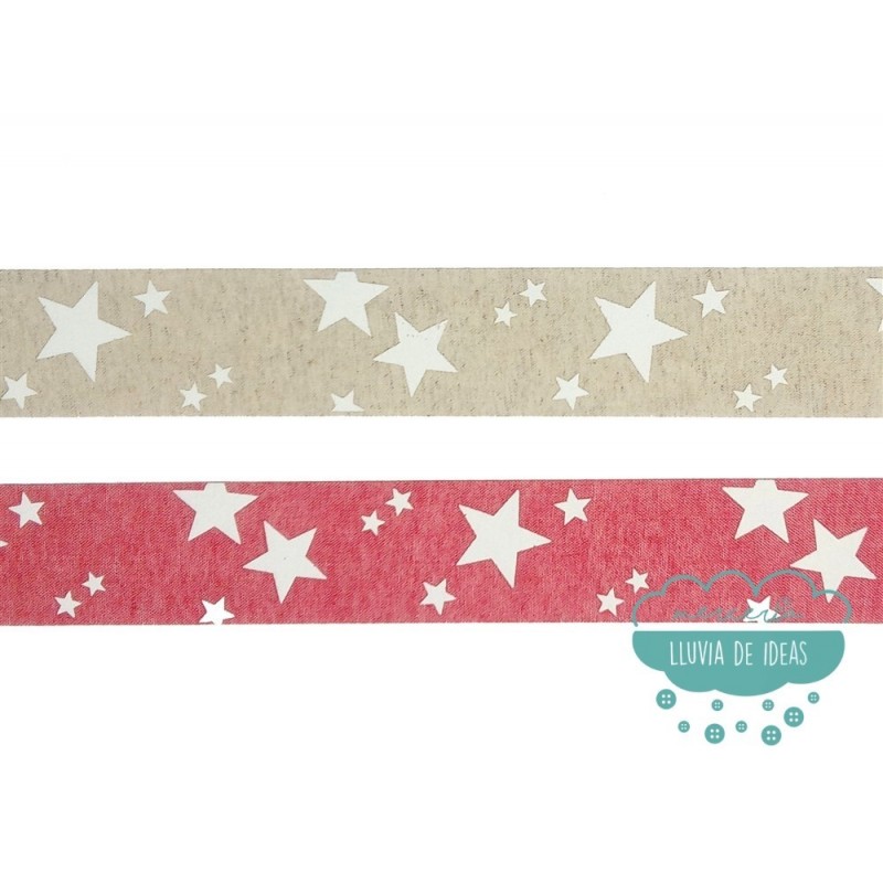 Cintas decorativas de estrellas - Serie estrellas blancas Cintas decorativas de estrellas - Serie estrellas blancas