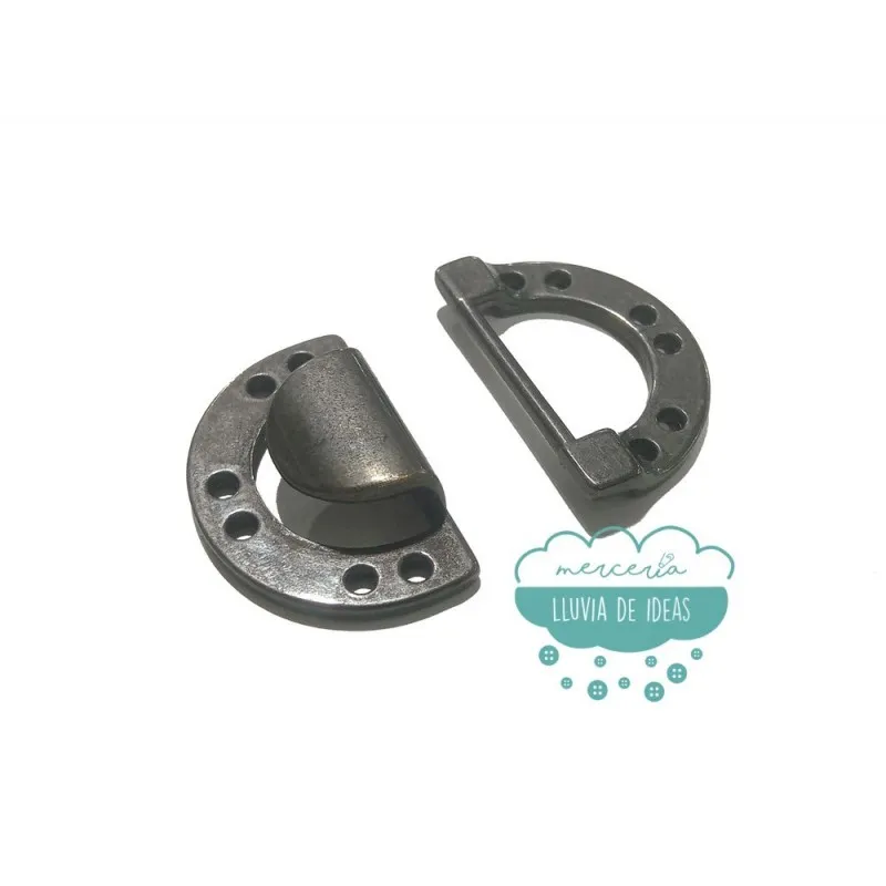 Cierre metálico redondo - Serie Tanzania Mercería Lluvia de Ideas