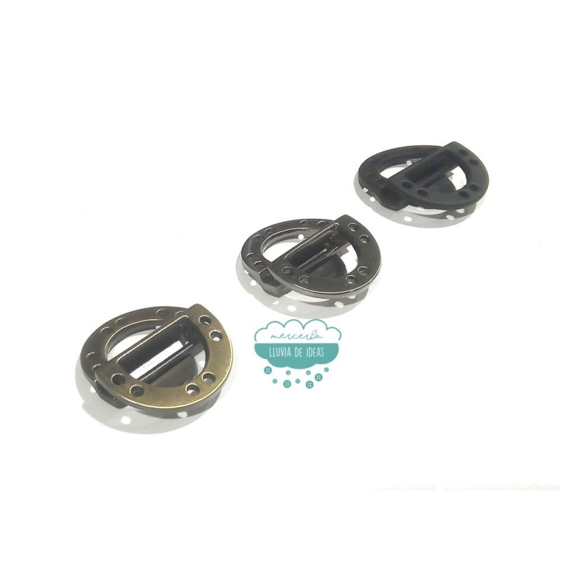 Cierre metálico redondo - Serie Tanzania