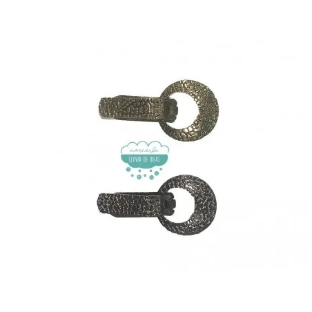 Cierre metálico redondo de pinza - Serie Singapur