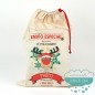 Saco Navideño para Regalos - Reno Rudolph personalizado Saco Navideño para Regalos - Reno Rudolph personalizado