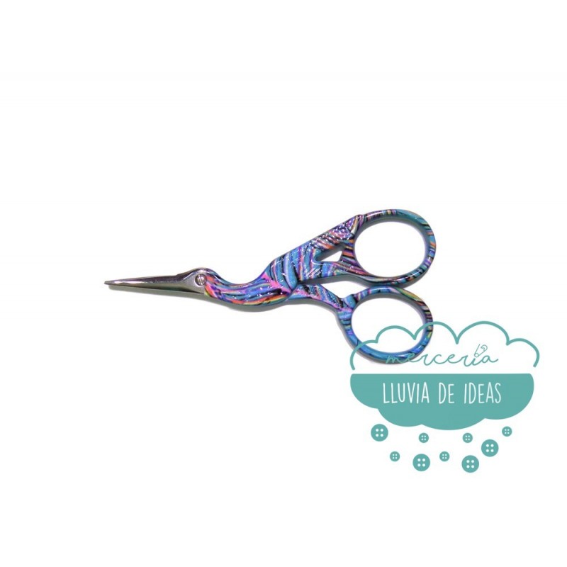 Tijera de bordar - Garza estampada 3,5" - Cose Tijera de bordar - Garza estampada 3,5" - Cose