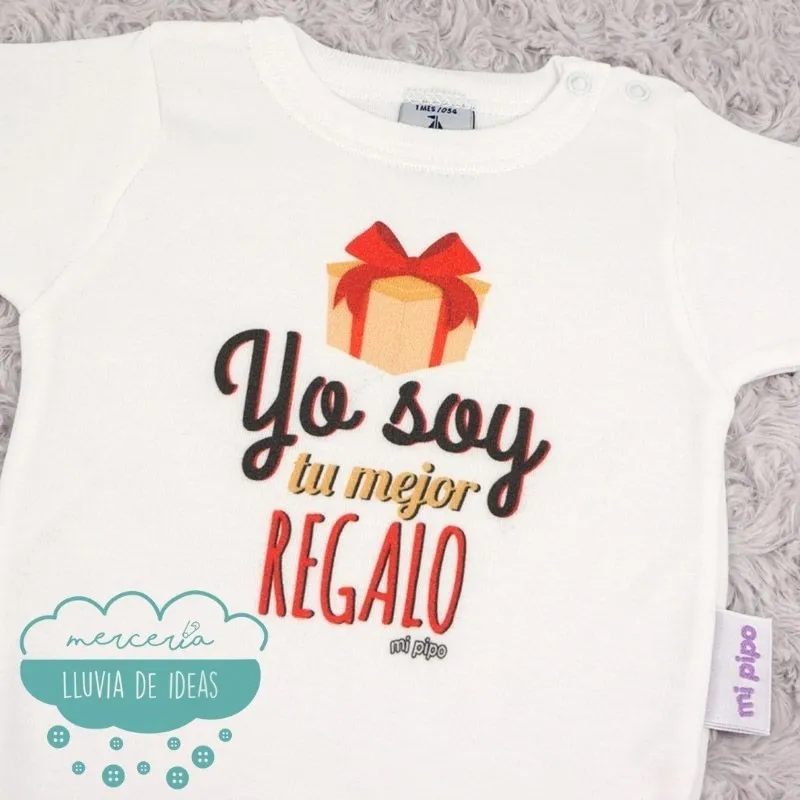 Caja regalo con Body Babidu - Yo soy tu mejor regalo