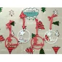 Bolas de navidad con estrella - Personalizadas con nombre
