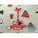 Decoración de navidad con forma de gato - Personalizadas con nombre