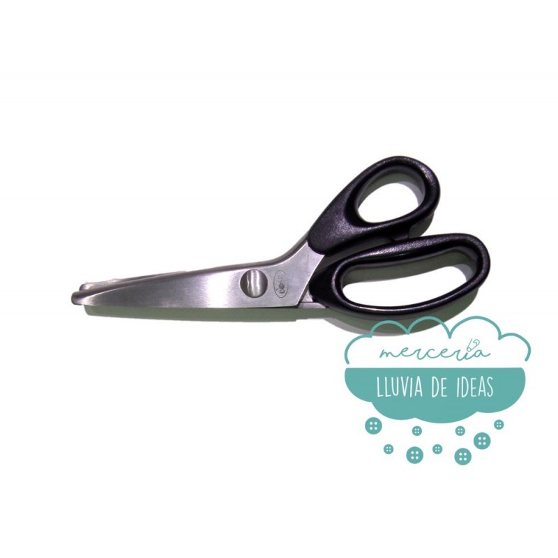 Tijera dentada o zig zag - Tono negro 7" Tijera dentada o zig zag - Tono negro 7"