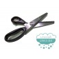 Tijera dentada o zig zag - Tono negro 7" Tijera dentada o zig zag - Tono negro 7"