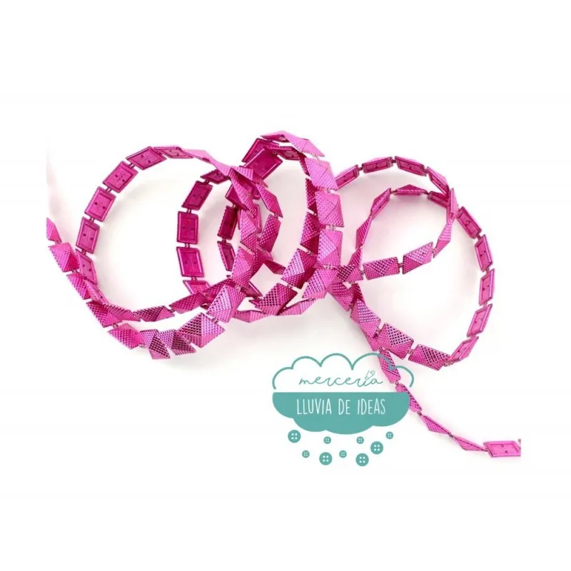 Pasamanería de tachas metalizadas de varios colores - Serie Abie Mercería Lluvia de Ideas