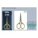 Tijera de bordar oro-plata 3,5"