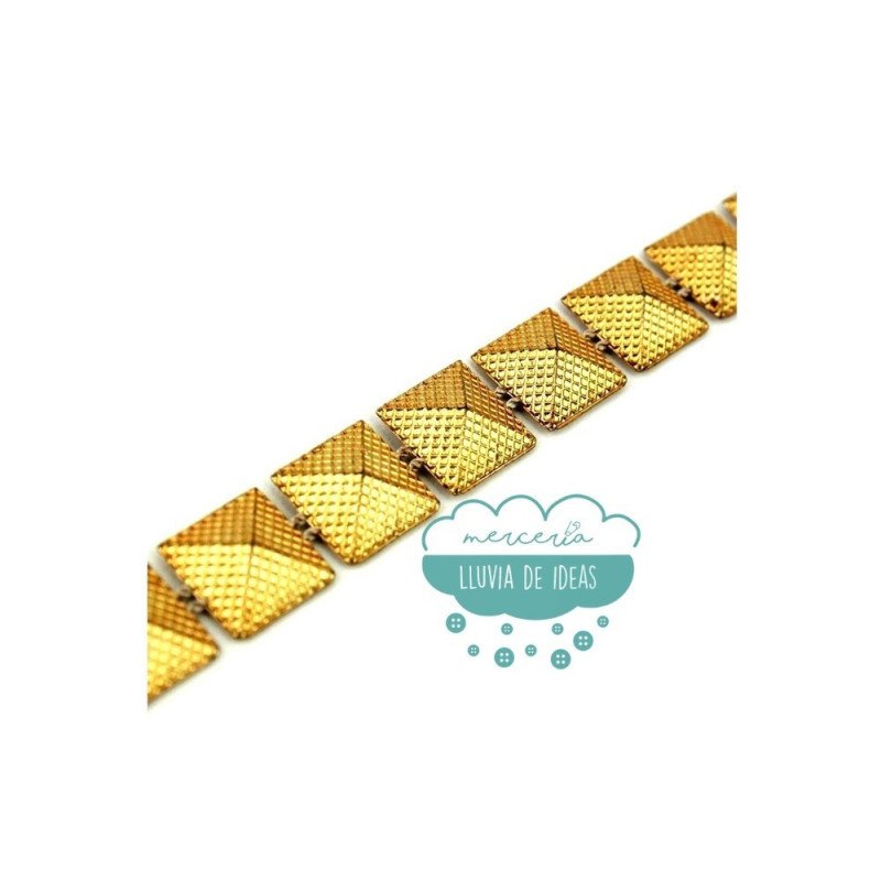 Pasamanería de tachas metalizadas de varios colores - Serie Abie